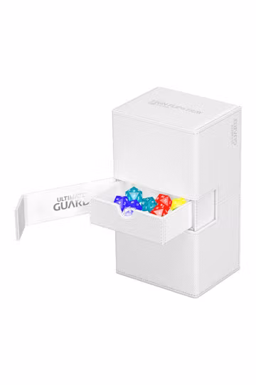 Ultimate Guard Twin Flip`n`Tray 200+ XenoSkin Monocolor White