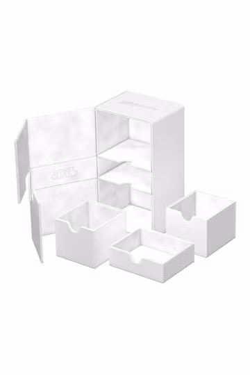 Ultimate Guard Twin Flip`n`Tray 200+ XenoSkin Monocolor White