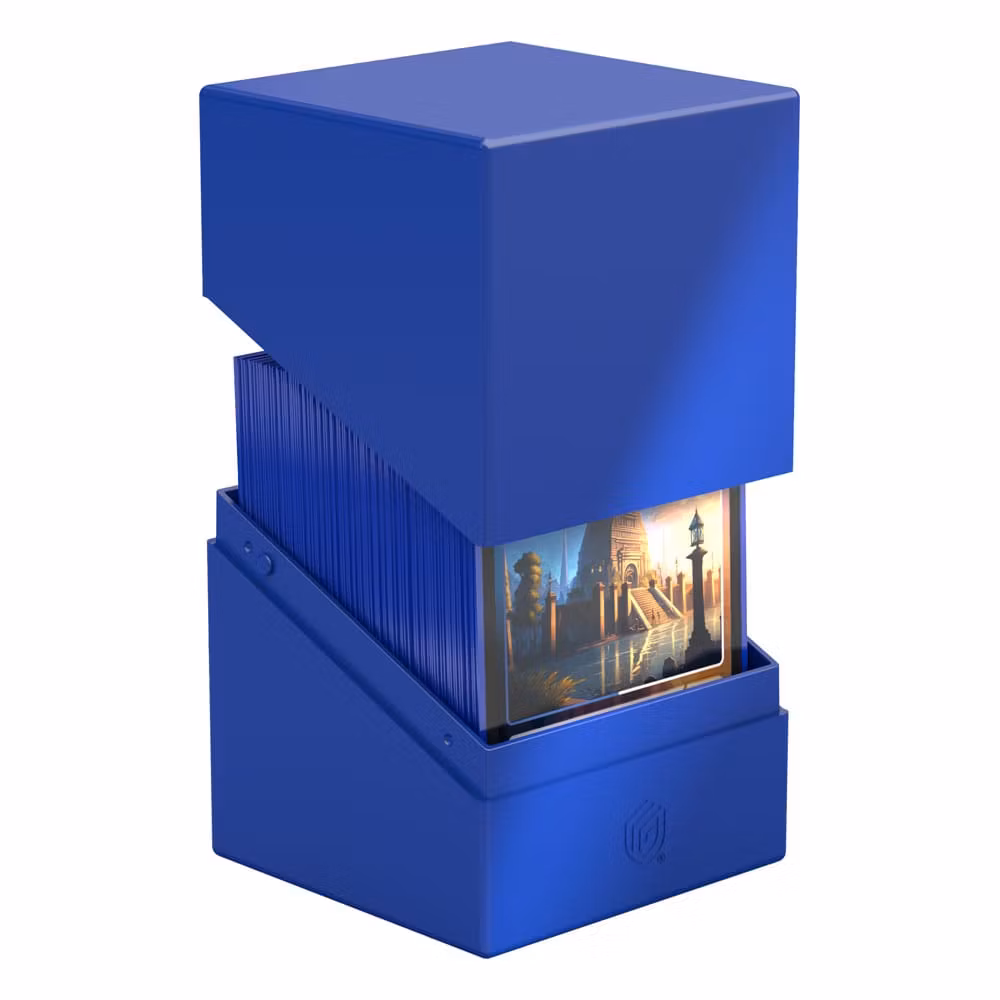 Ultimate Guard Boulder Deck Case 100+ Solid Blue Card Boxes Ultimate Guard