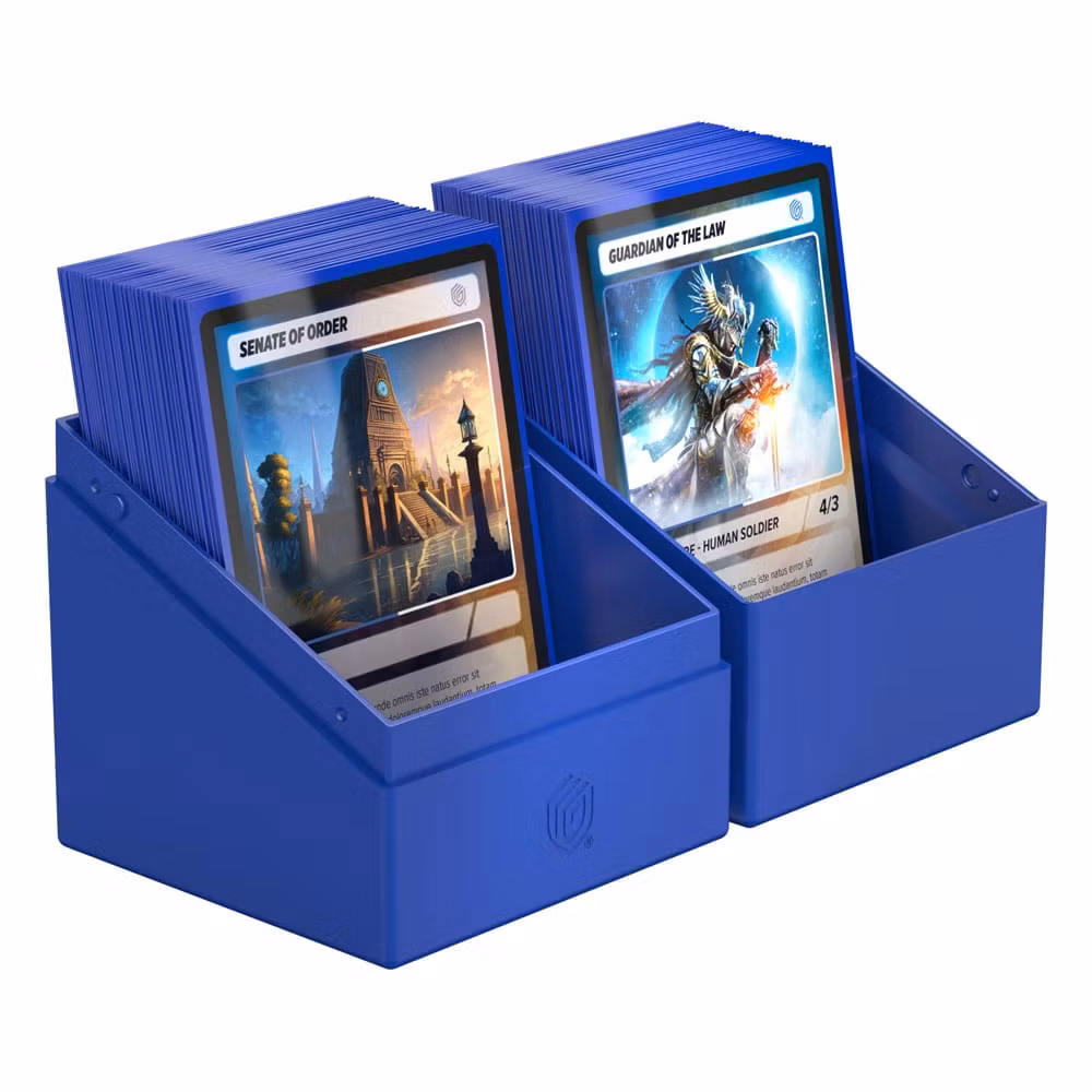 Ultimate Guard Boulder Deck Case 100+ Solid Blue Card Boxes Ultimate Guard