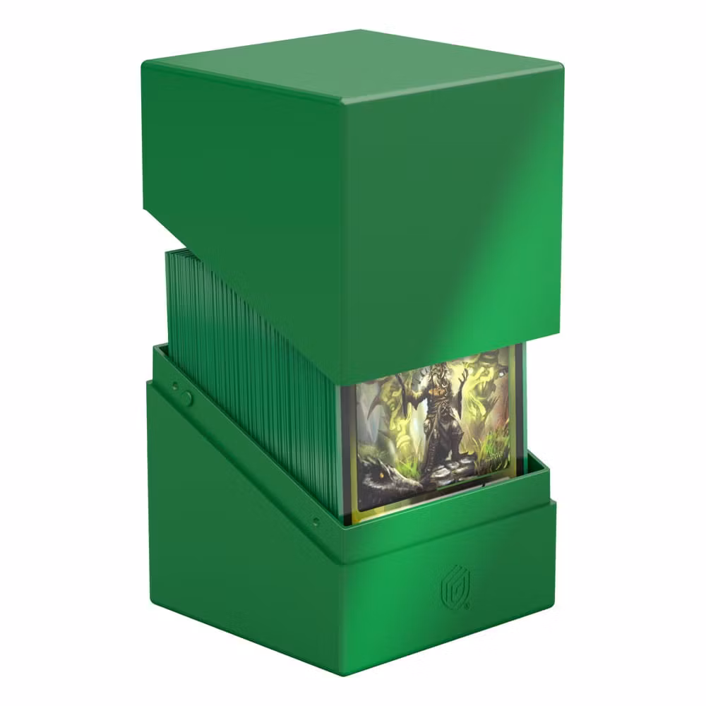 Ultimate Guard Boulder Deck Case 100+ Solid Green Card Boxes Ultimate Guard