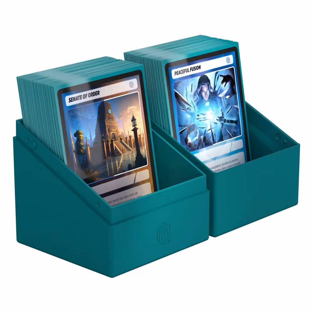 Ultimate Guard Boulder Deck Case 100+ Solid Petrol Card Boxes Ultimate Guard