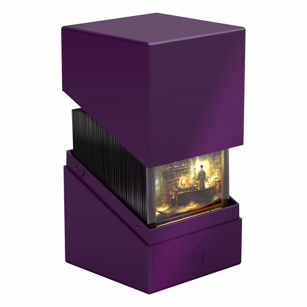 Ultimate Guard Boulder Deck Case 100+ Solid Purple Card Boxes Ultimate Guard