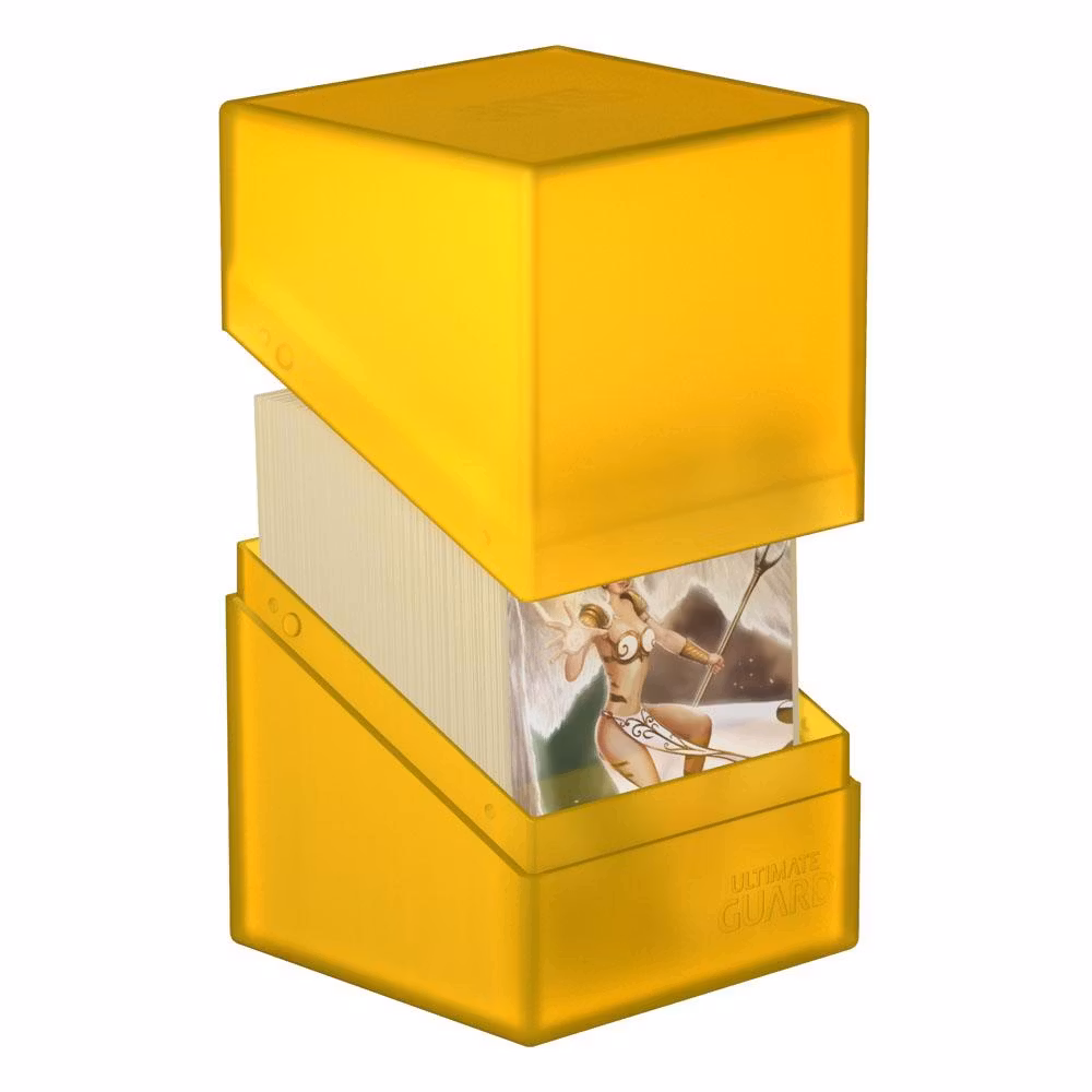 Ultimate Guard Boulder Deck Case 100+ Standard Size Amber