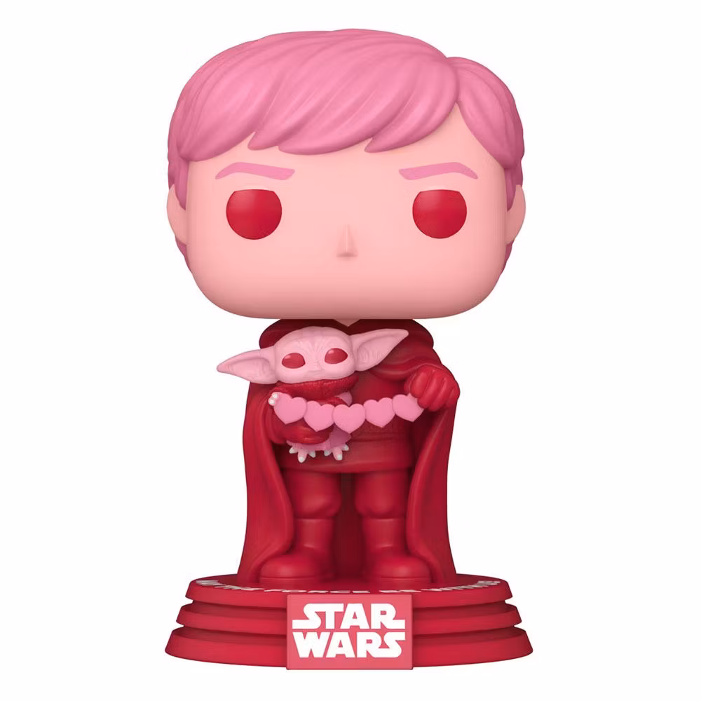 Funko POP!  Star Wars Valentines POP! Star Wars Vinyl Figure Luke & Grogu 9 cm POP! Figures Star Wars