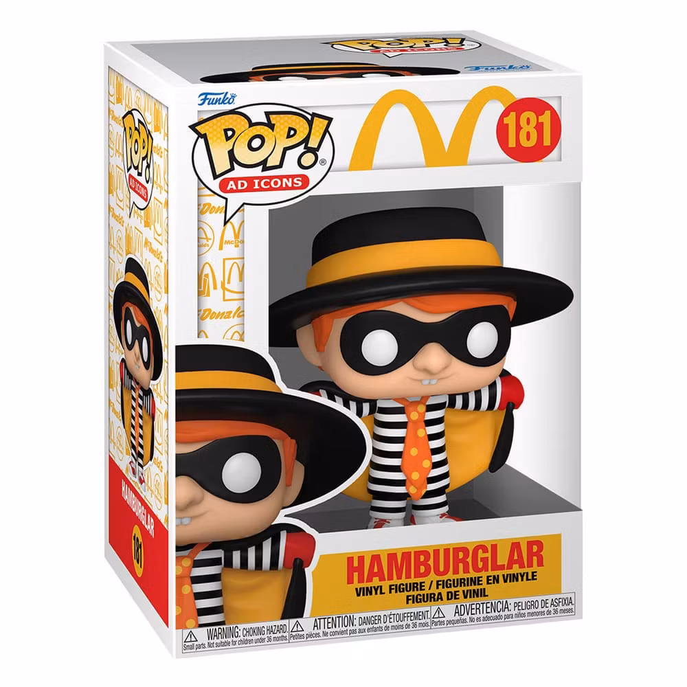 Funko POP!  McDonalds POP! Ad Icons Vinyl Figure Hamburgler 9 cm