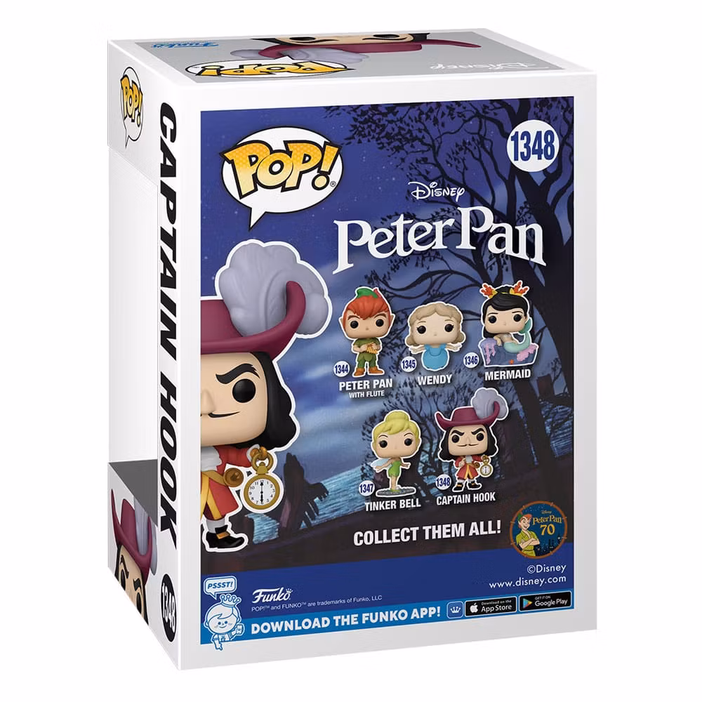 Funko POP!  Peter Pan 70th Anniversary POP! Disney Vinyl Figure Hook 9 cm POP! Figures Peter Pan