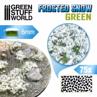 Shrubs TUFTS - 6mm FROSTED SNOW - GREEN