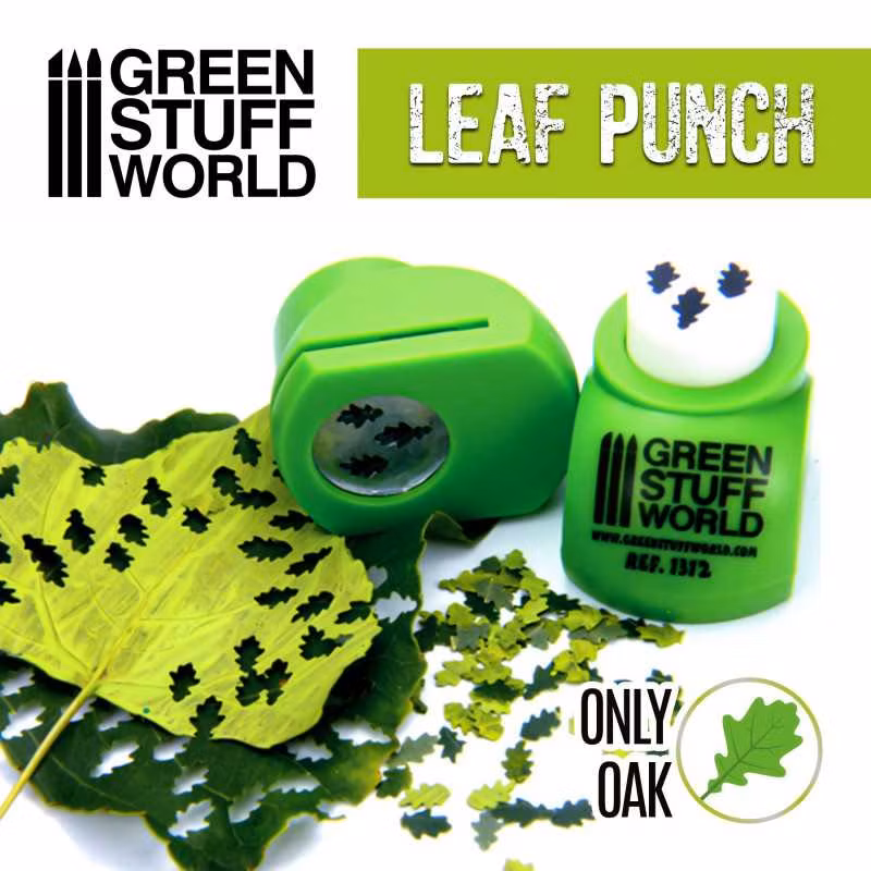 Miniature Leaf Punch - LIGHT GREEN