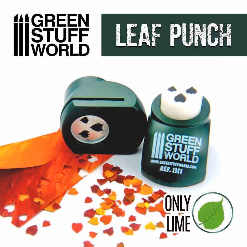 Miniature Leaf Punch - DARK GREEN