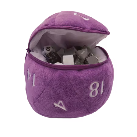 Ultra Pro - D20 Plush Dice Bag PURPLE