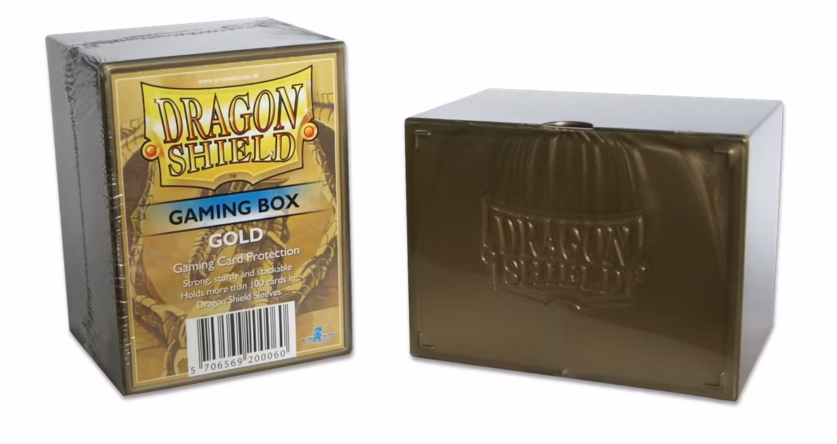 Dragon Shield Deck Strongbox - Gold
