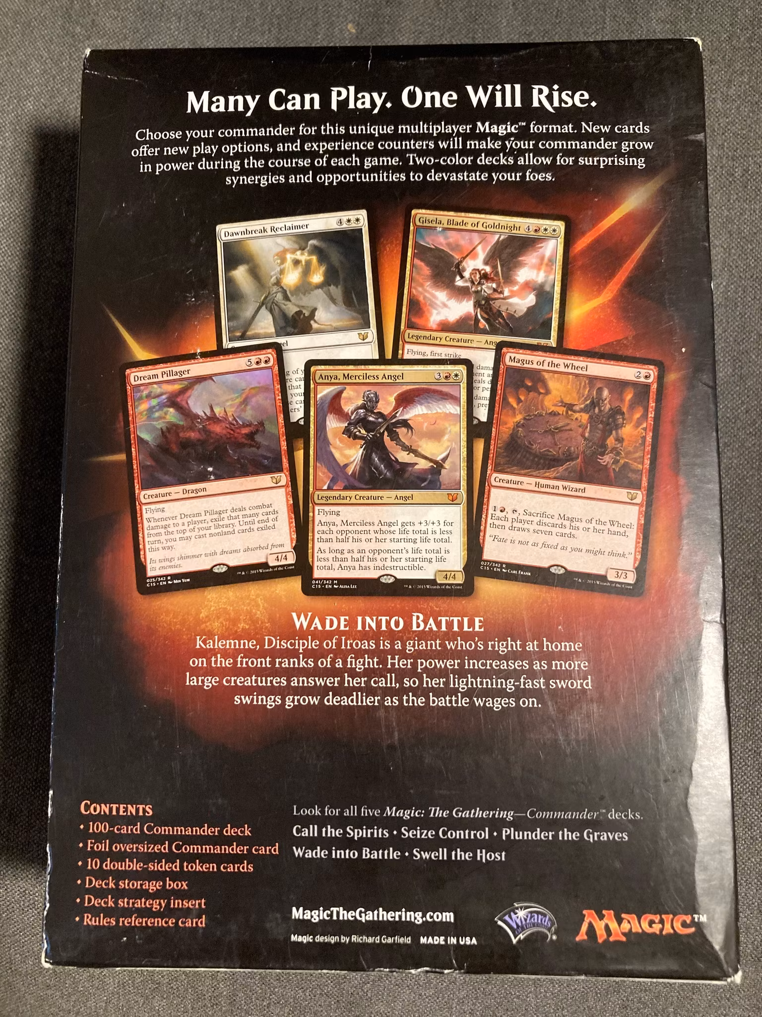 Commander 2015 Deck - Wade into Battle