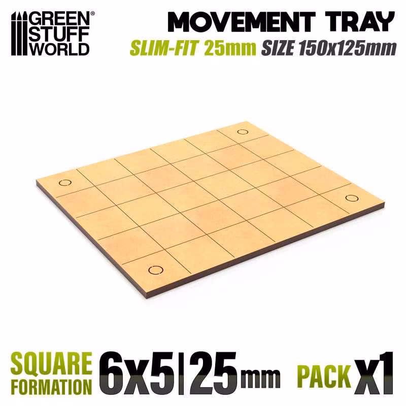 MDF Movement Trays - Slimfit Square 150x125mm