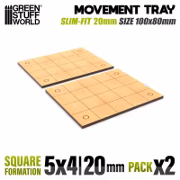MDF Movement Trays - Slimfit Square 100x80mm
