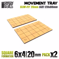 MDF Movement Trays - Slimfit Square 120x80mm