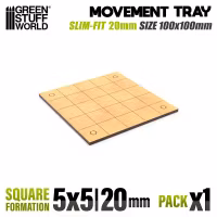 MDF Movement Trays - Slimfit Square 100x100mm