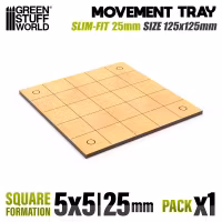 MDF Movement Trays - Slimfit Square 125x125mm