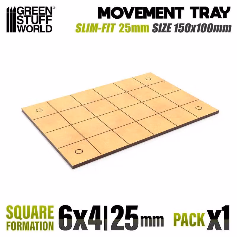 MDF Movement Trays - Slimfit Square 150x100mm