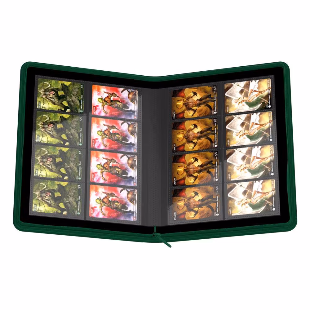 Ultimate Guard Zipfolio 320 - 16-Pocket XenoSkin Green