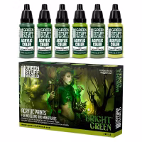 Paint Set - Bright Green NEDASATT PGA KARTONGSKADA