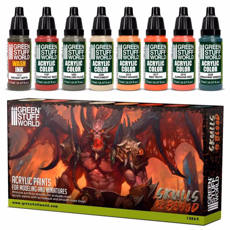 Paint Set - Skulls & Blood