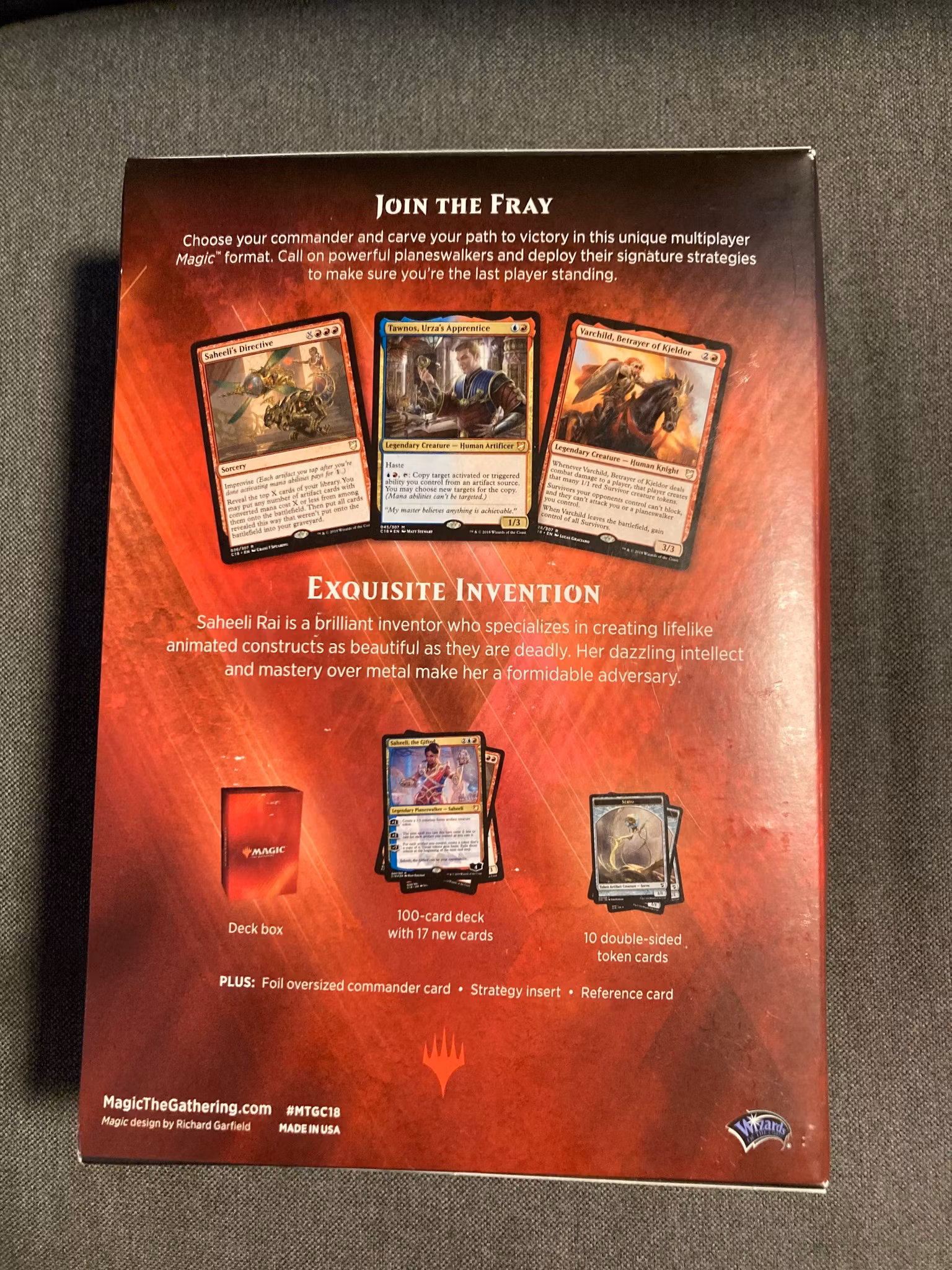 Commander 2018 Deck  - Exquisite Invention