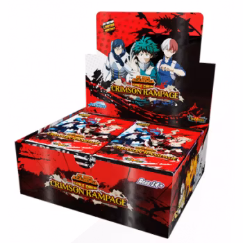 My Hero Academia CCG - Booster Display Series 02: Crimson Rampage (24 Packs)