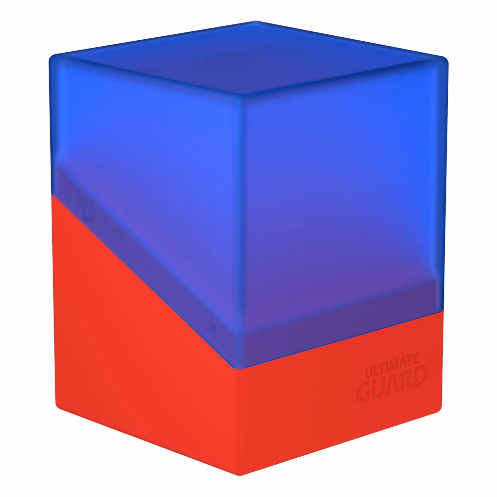 Ultimate Guard Boulder Deck Case 100+ SYNERGY Blue/Red