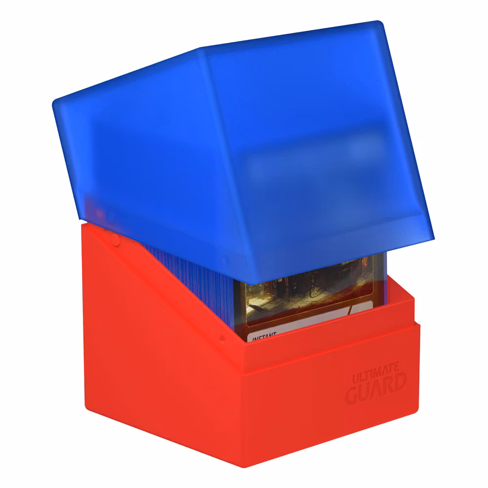 Ultimate Guard Boulder Deck Case 100+ SYNERGY Blue/Red