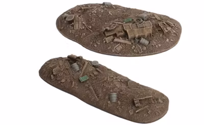 Battlefield in a Box - Ruined City Rubble Piles (x2)