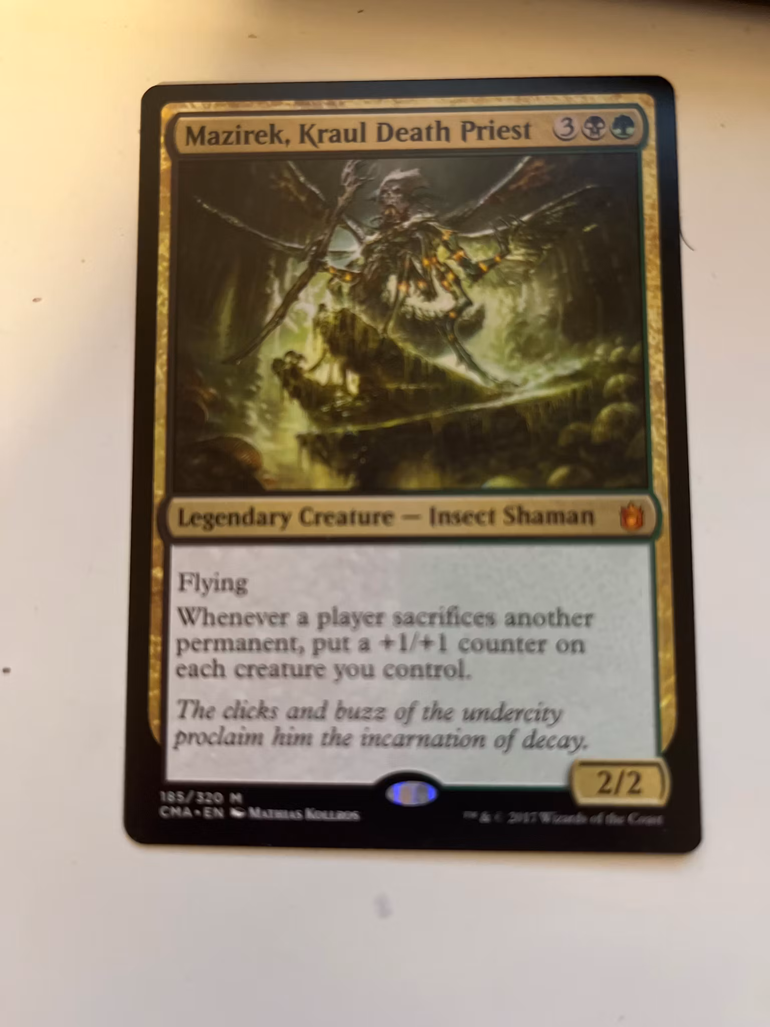 Mazirek, Kraul Death Priest (begagnat kort, EX/NM)