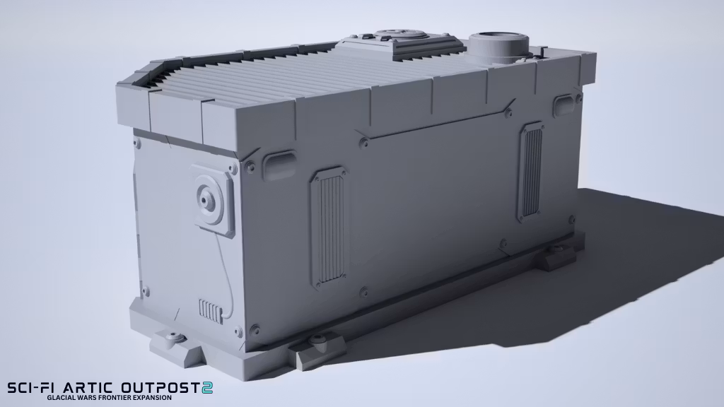 Sci-Fi Artic Outpost 2  - Permafrost House