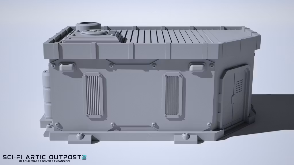 Sci-Fi Artic Outpost 2  - Permafrost House