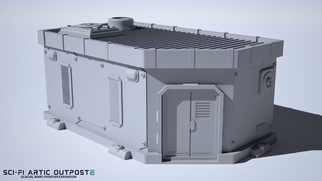 Sci-Fi Artic Outpost 2  - Permafrost House