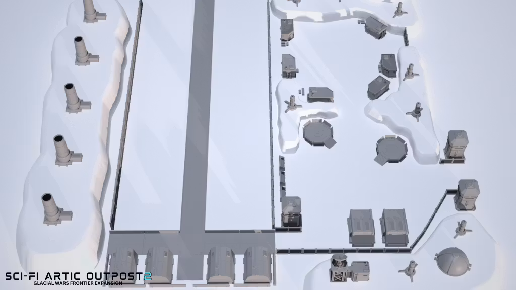 Sci-Fi Artic Outpost 2  - Permafrost House