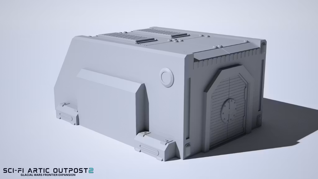 Sci-Fi Artic Outpost 2  - Frosthold Bunker