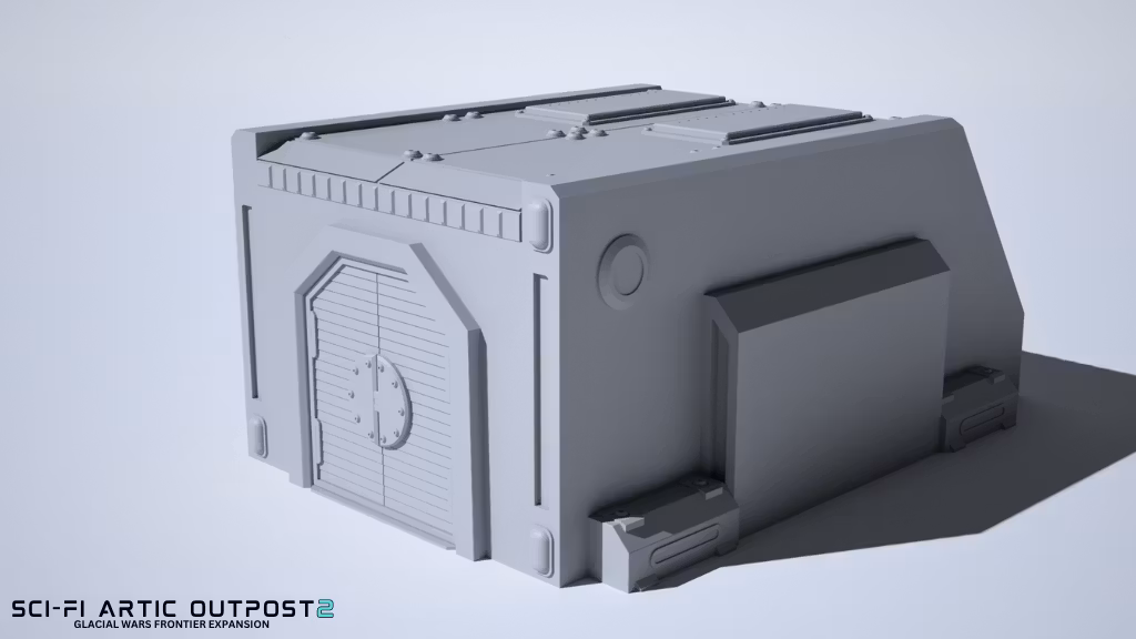 Sci-Fi Artic Outpost 2  - Frosthold Bunker