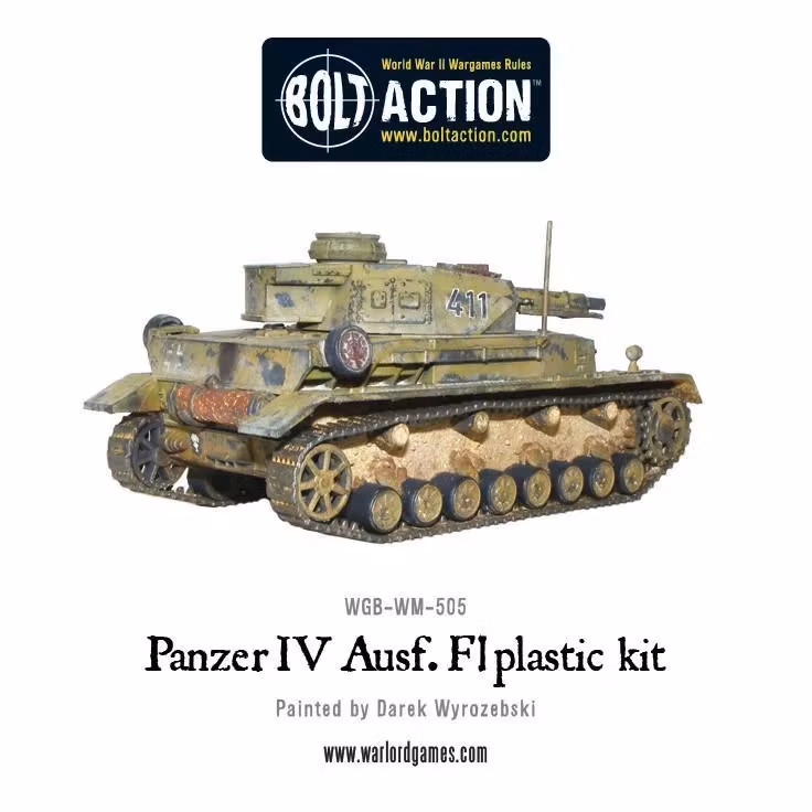 Panzer IV Ausf. F1/G/H Medium Tank (Plastic)