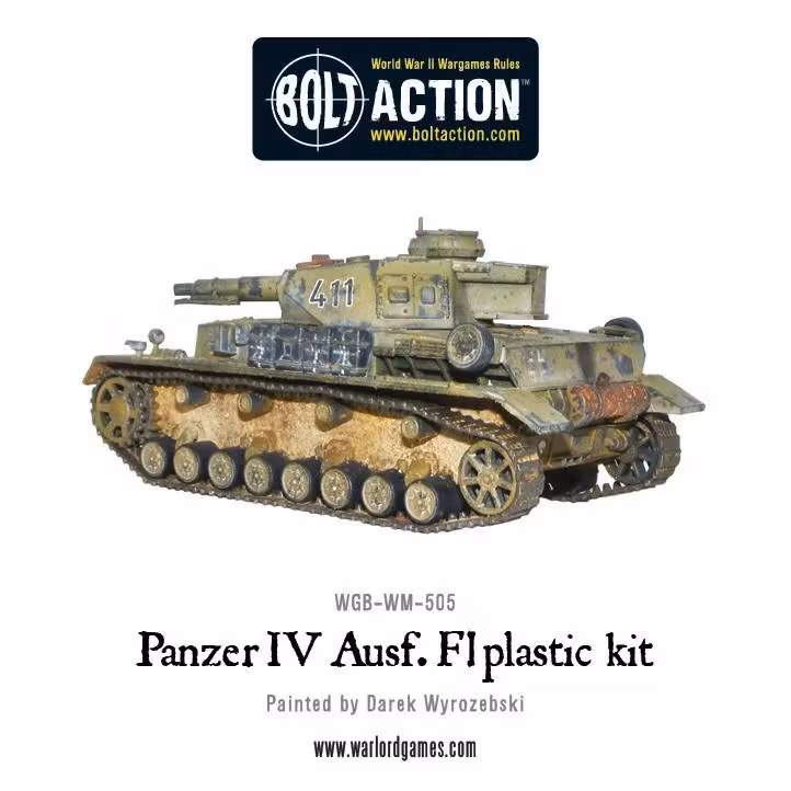 Panzer IV Ausf. F1/G/H Medium Tank (Plastic)