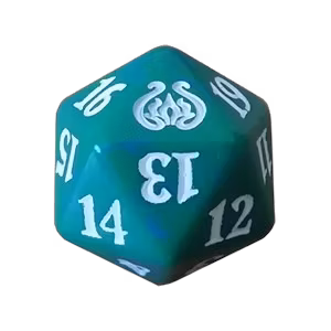 Aether Revolt: D20 spindown (Green)