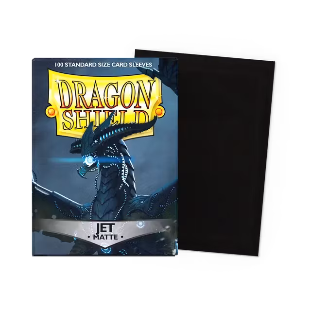 Dragon Shield - Standard Sleeves Matte (100 Sleeves) Jet