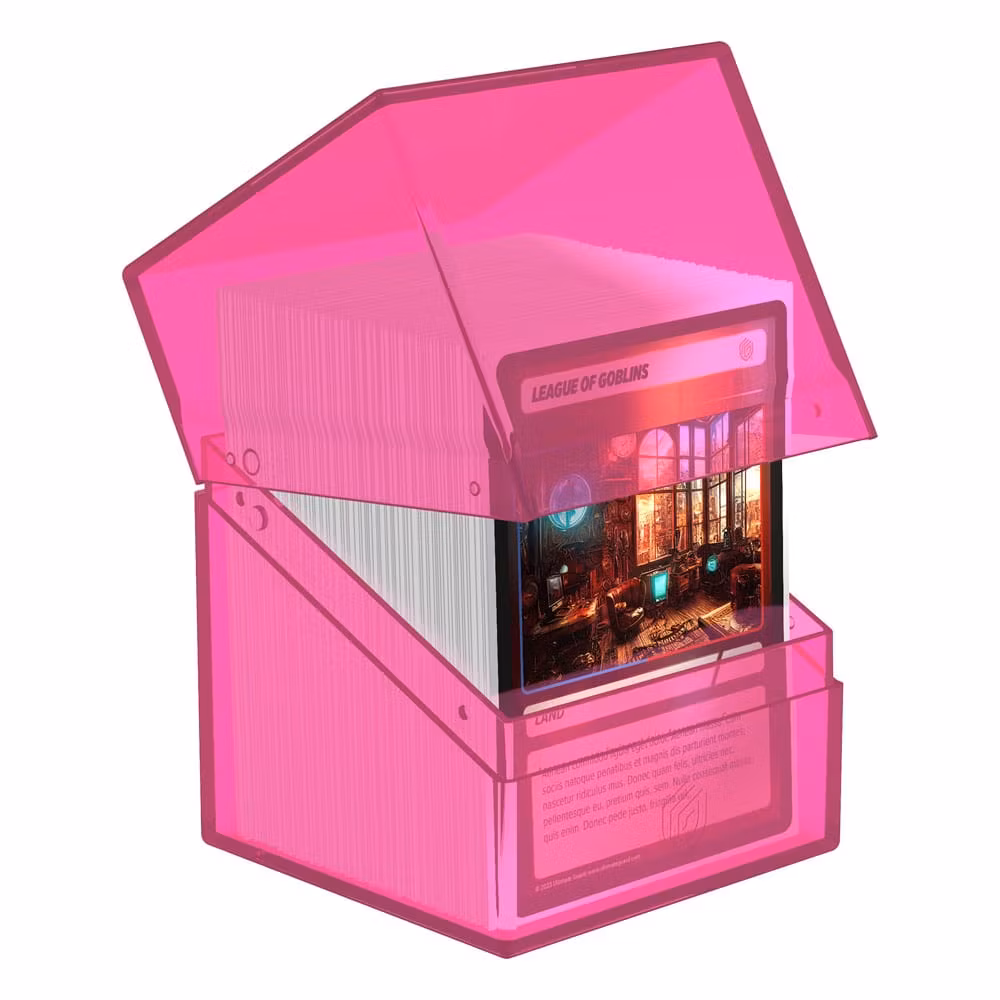 Ultimate Guard Boulder 100+ Clear - Rhodonite