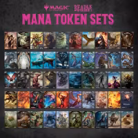 Officiella MTG tokens i METALL