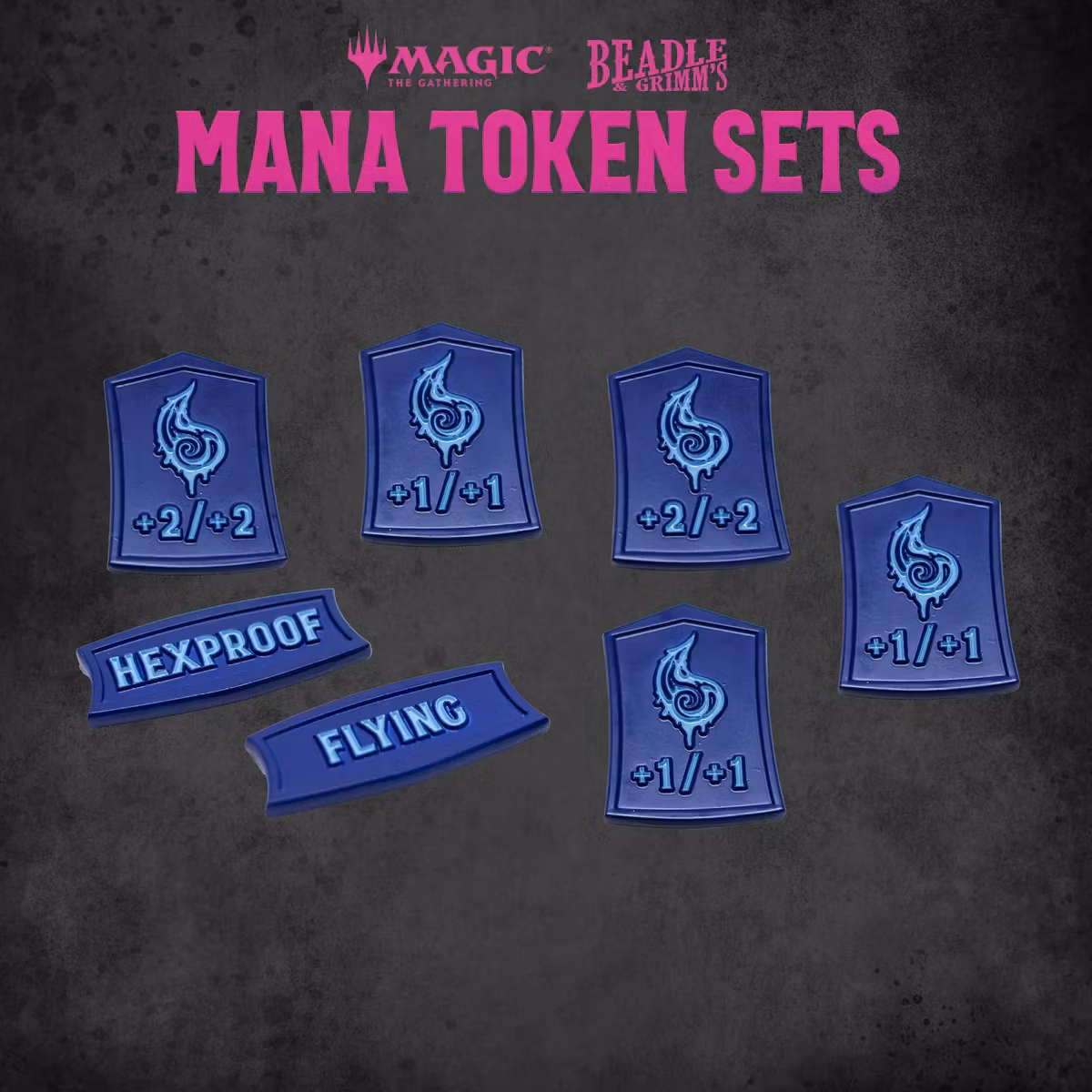 Blue counters (metall)