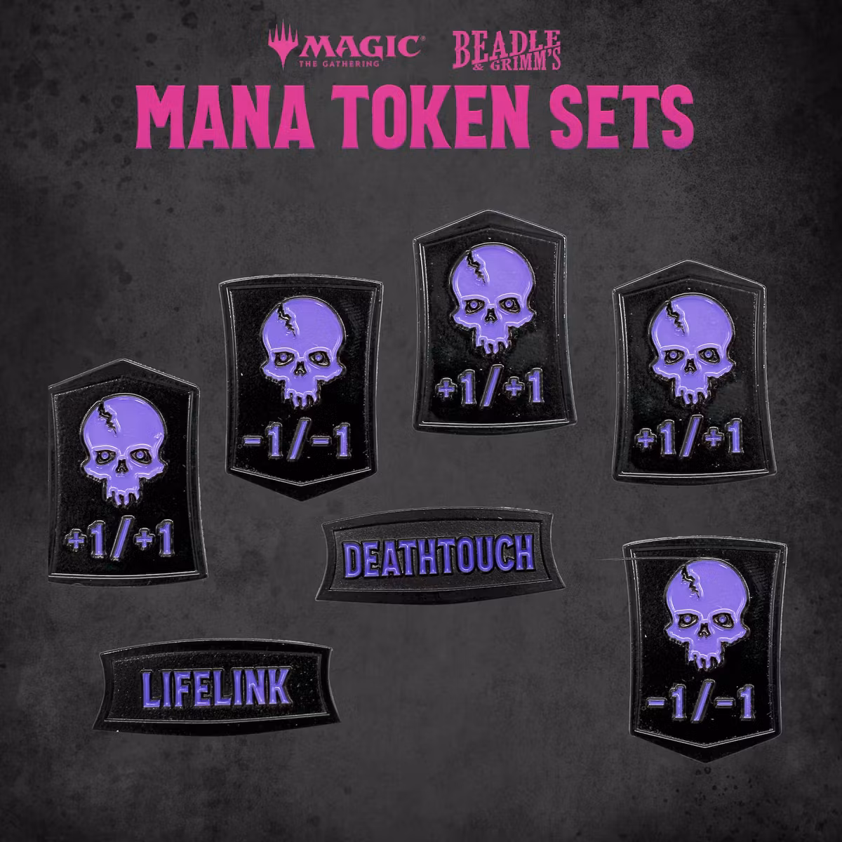 Black counters (metall)