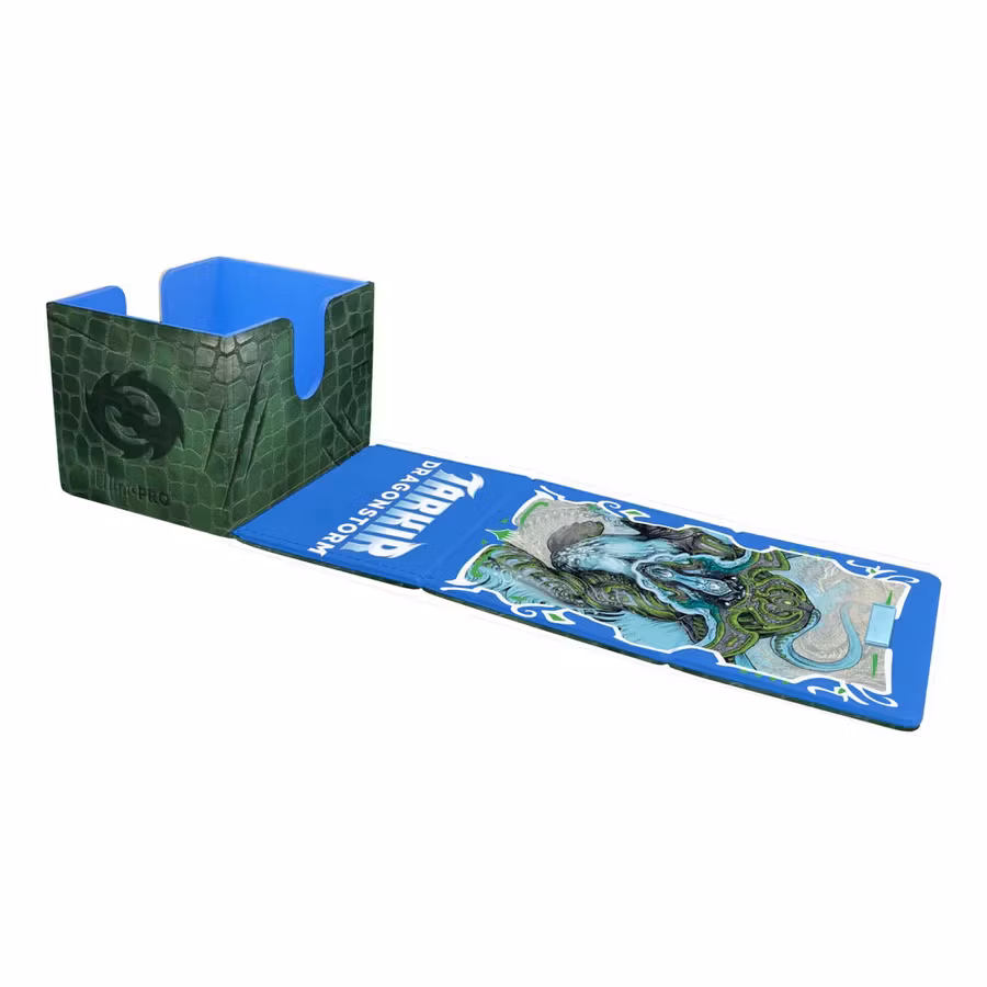 Ultra Pro - Tarkir: Dragonstorm Premium Alcove Edge Deck Box for MtG - Temur