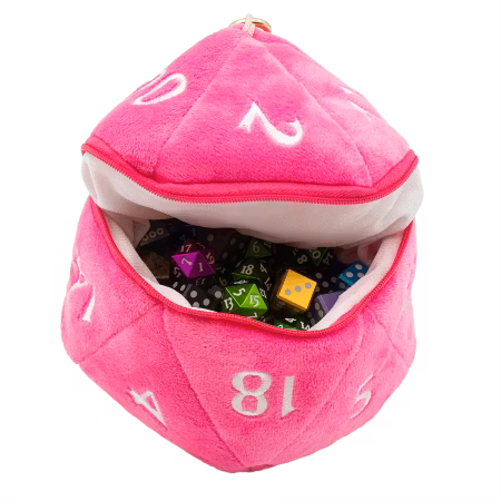 Ultra Pro - D20 Plush Dice Bag hot PINK
