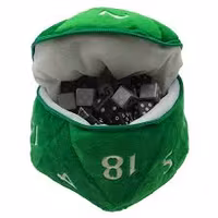 Ultra Pro - D20 Plush Dice Bag GREEN