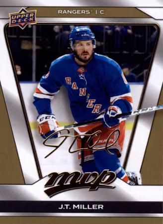 J.T. Miller [Gold Script] #172 2025 Upper Deck MVP